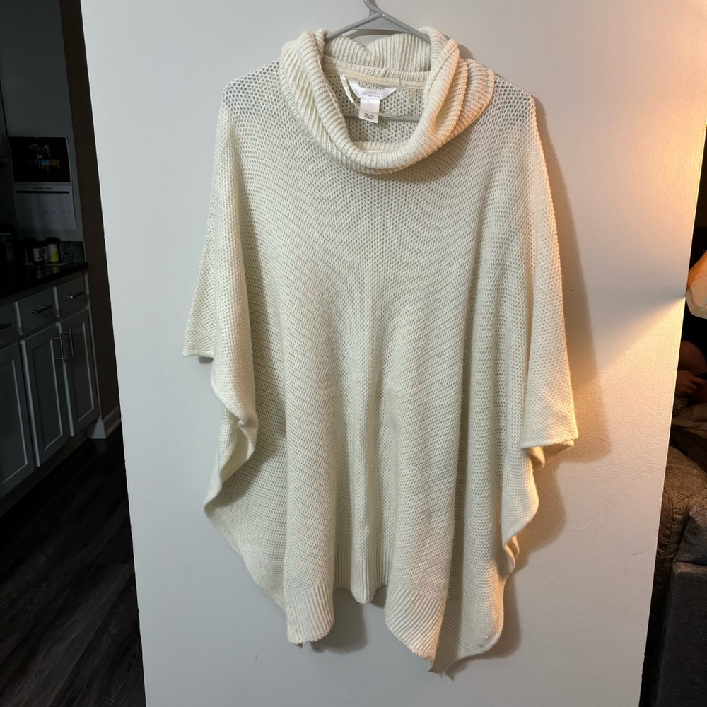 Lauren Conrad knit poncho